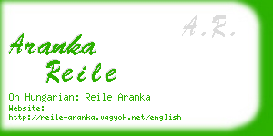 aranka reile business card